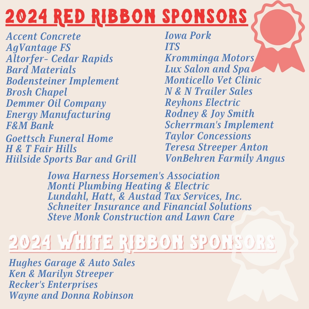 Red & White Ribbon Sponsors