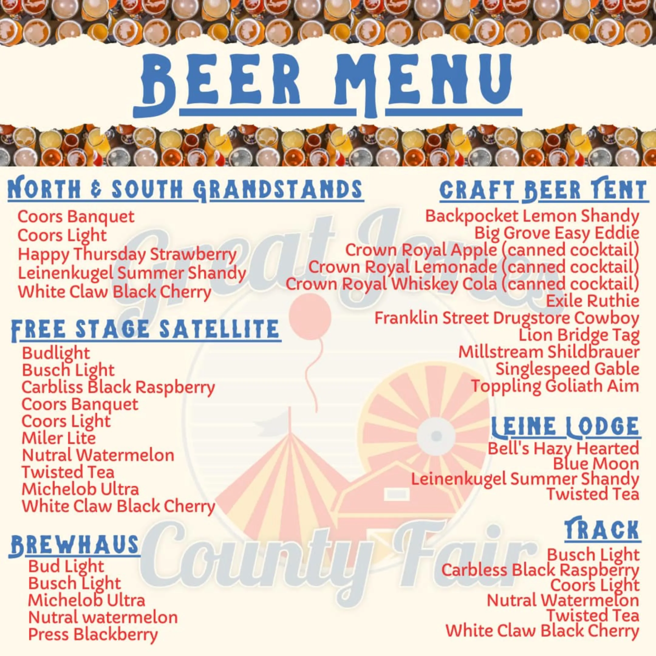 The 2024 Beer Menu