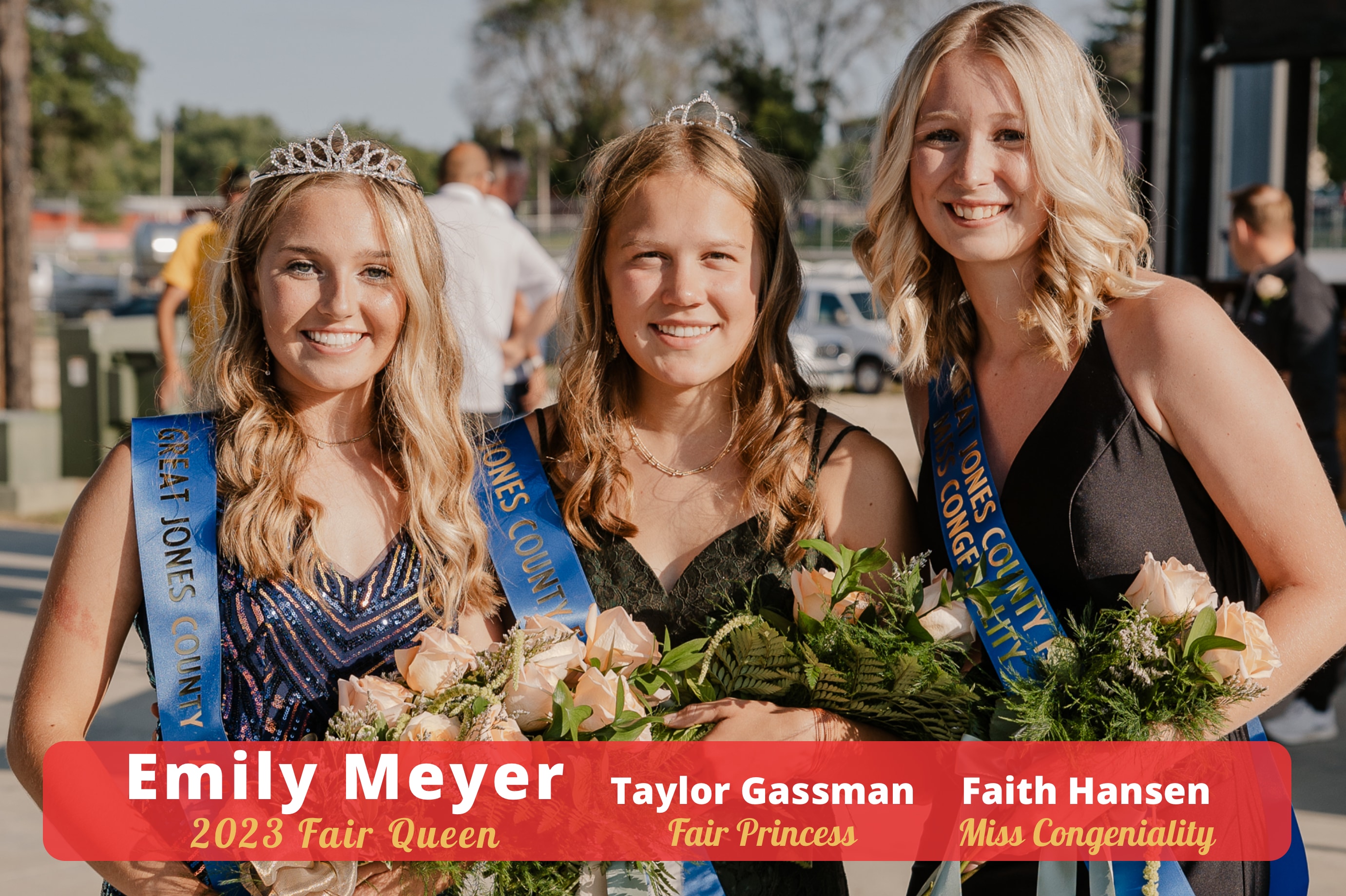 Emily Meyer, 2023 Great Jones County Fair Queen!